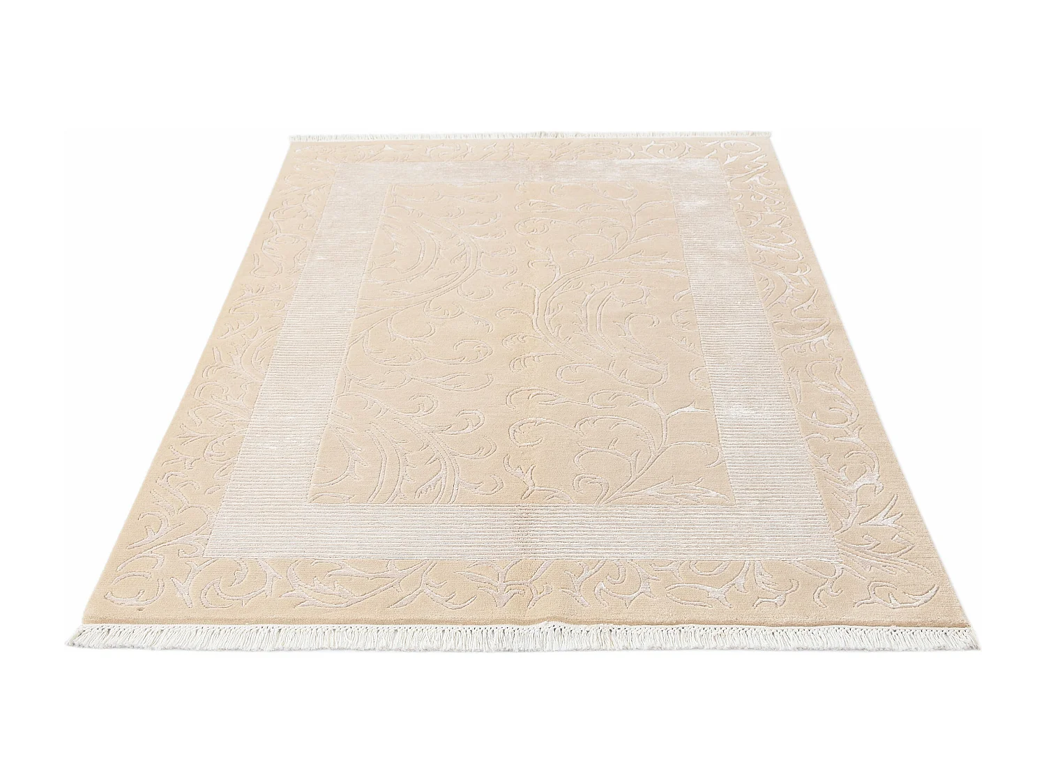 Tapis de laine 132x191 brun Darya