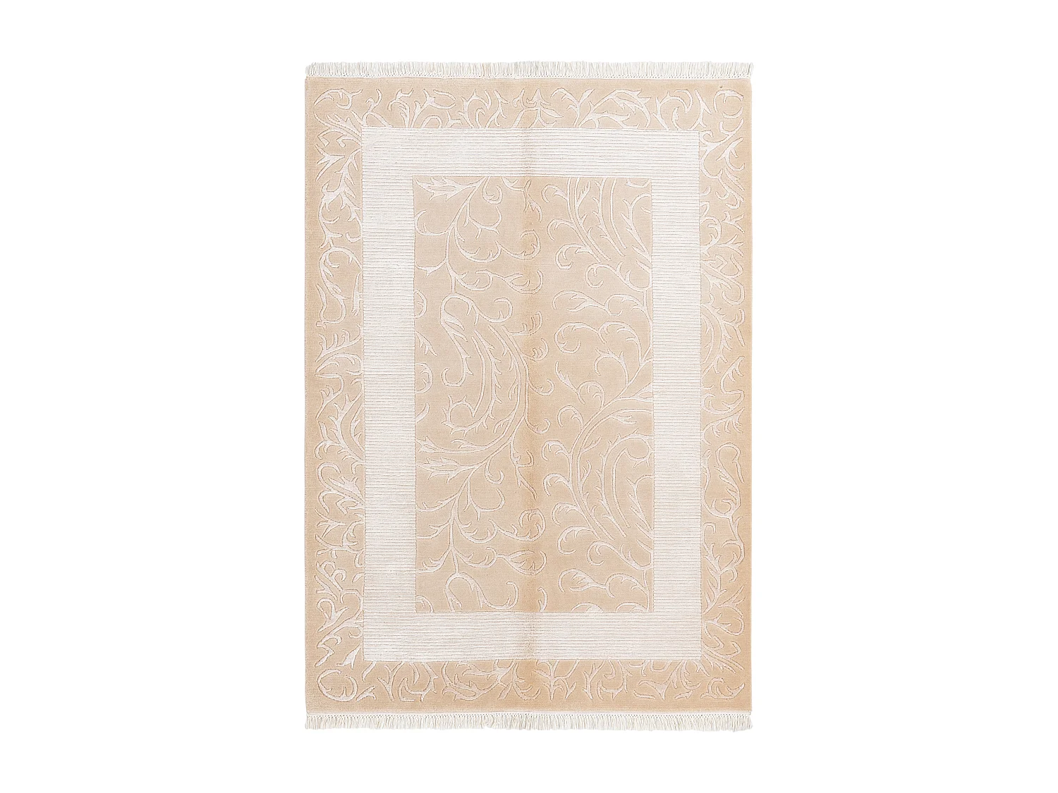 Tapis de laine 132x191 brun Darya