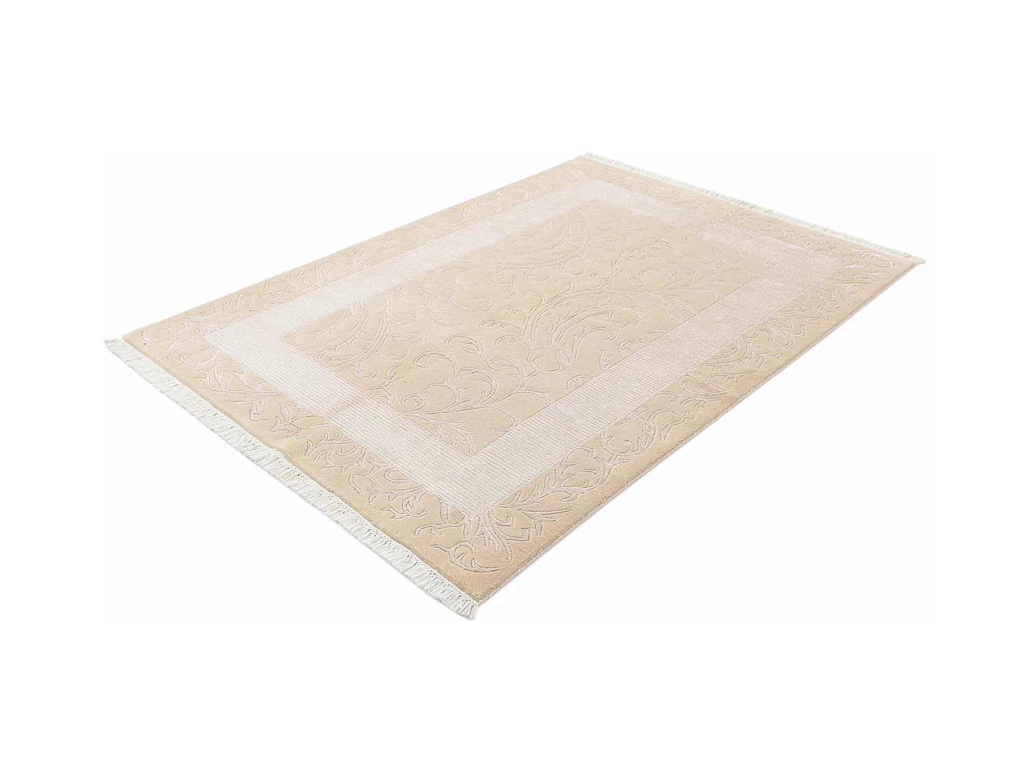 Tapis de laine 132x191 brun Darya