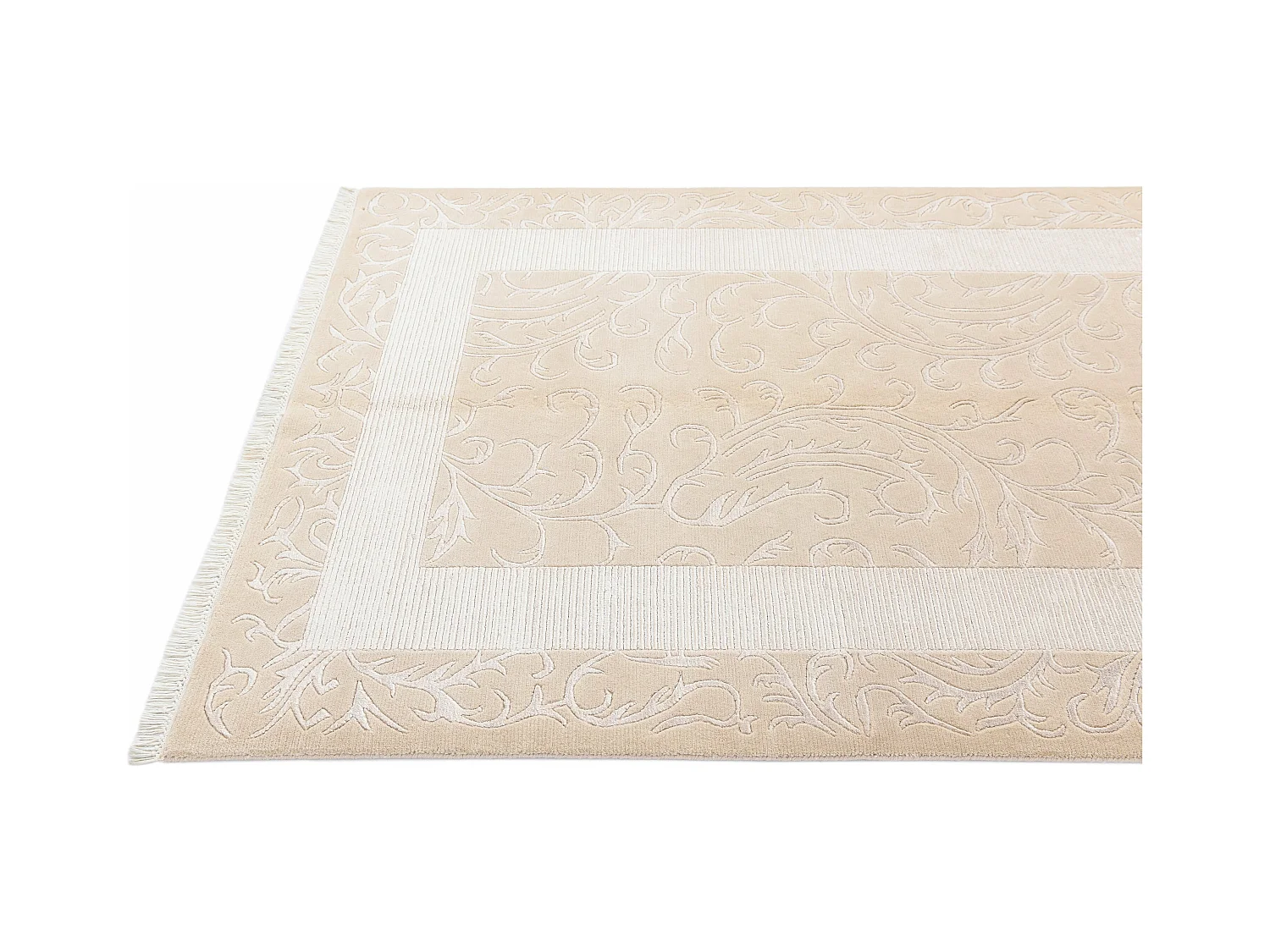 Tapis de laine 132x191 brun Darya