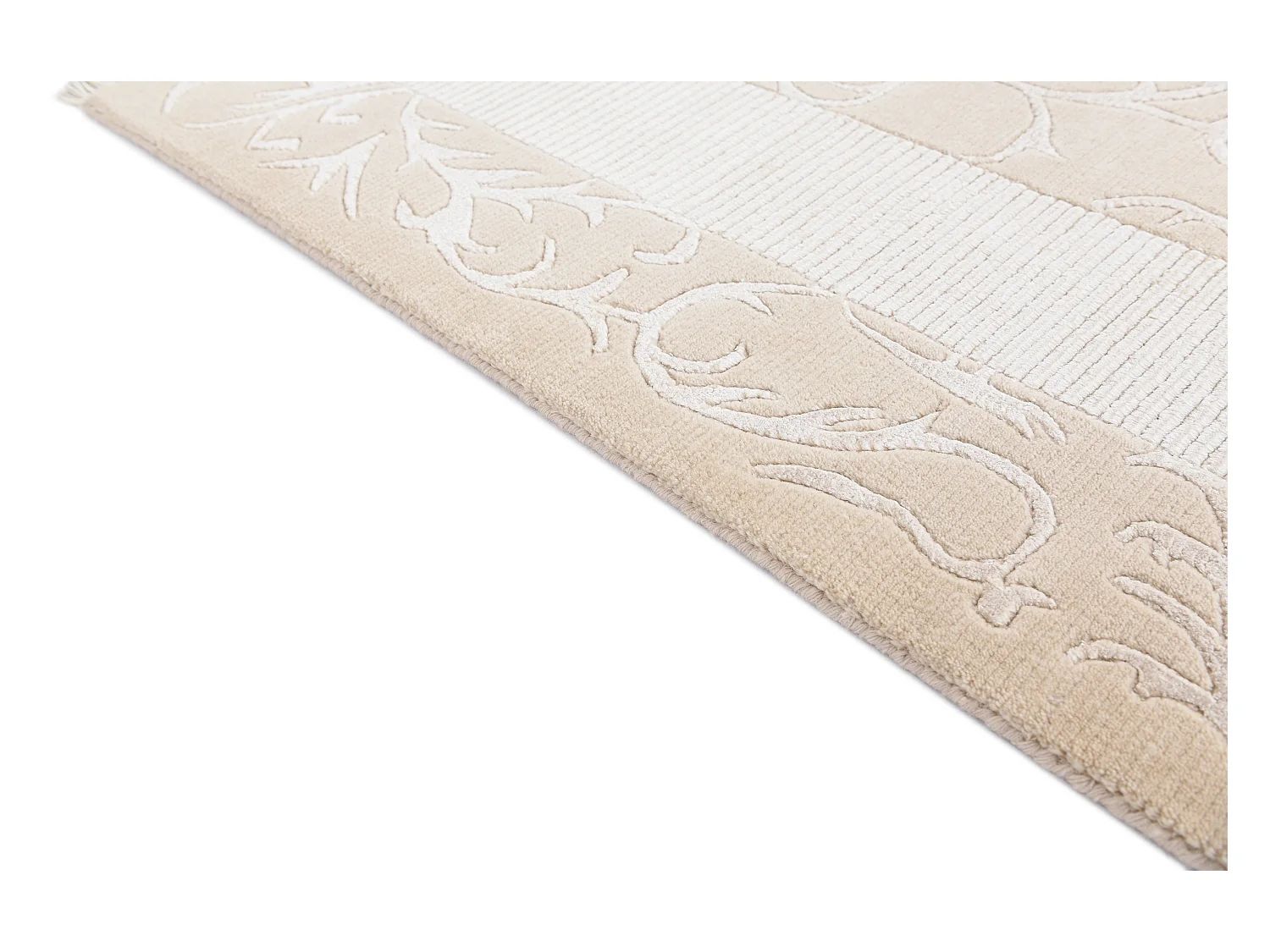 Tapis de laine 132x191 brun Darya
