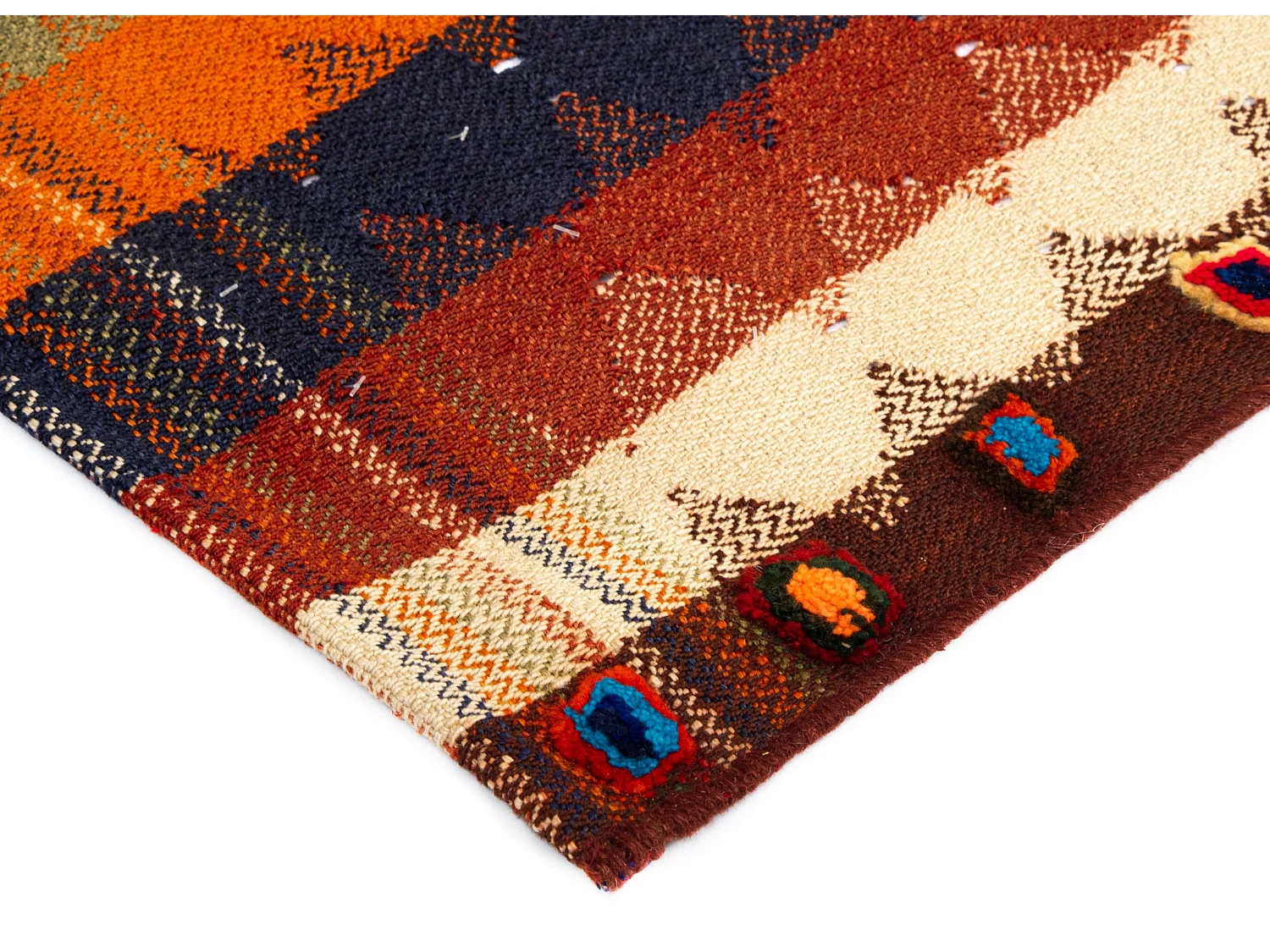 Wollteppich 117x265 Beige Jajim