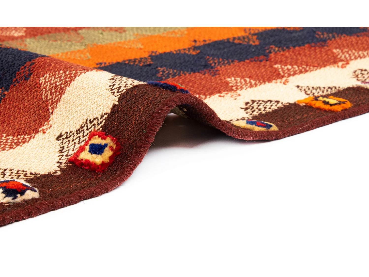 Wollteppich 117x265 Beige Jajim