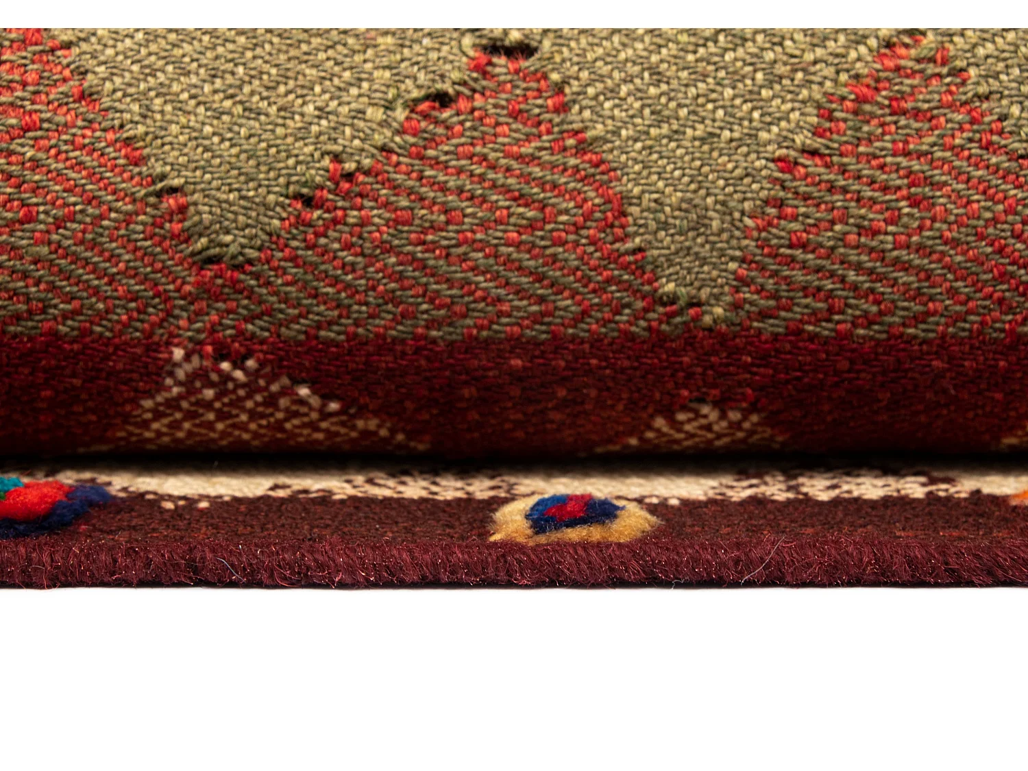 Wollteppich 117x265 Beige Jajim