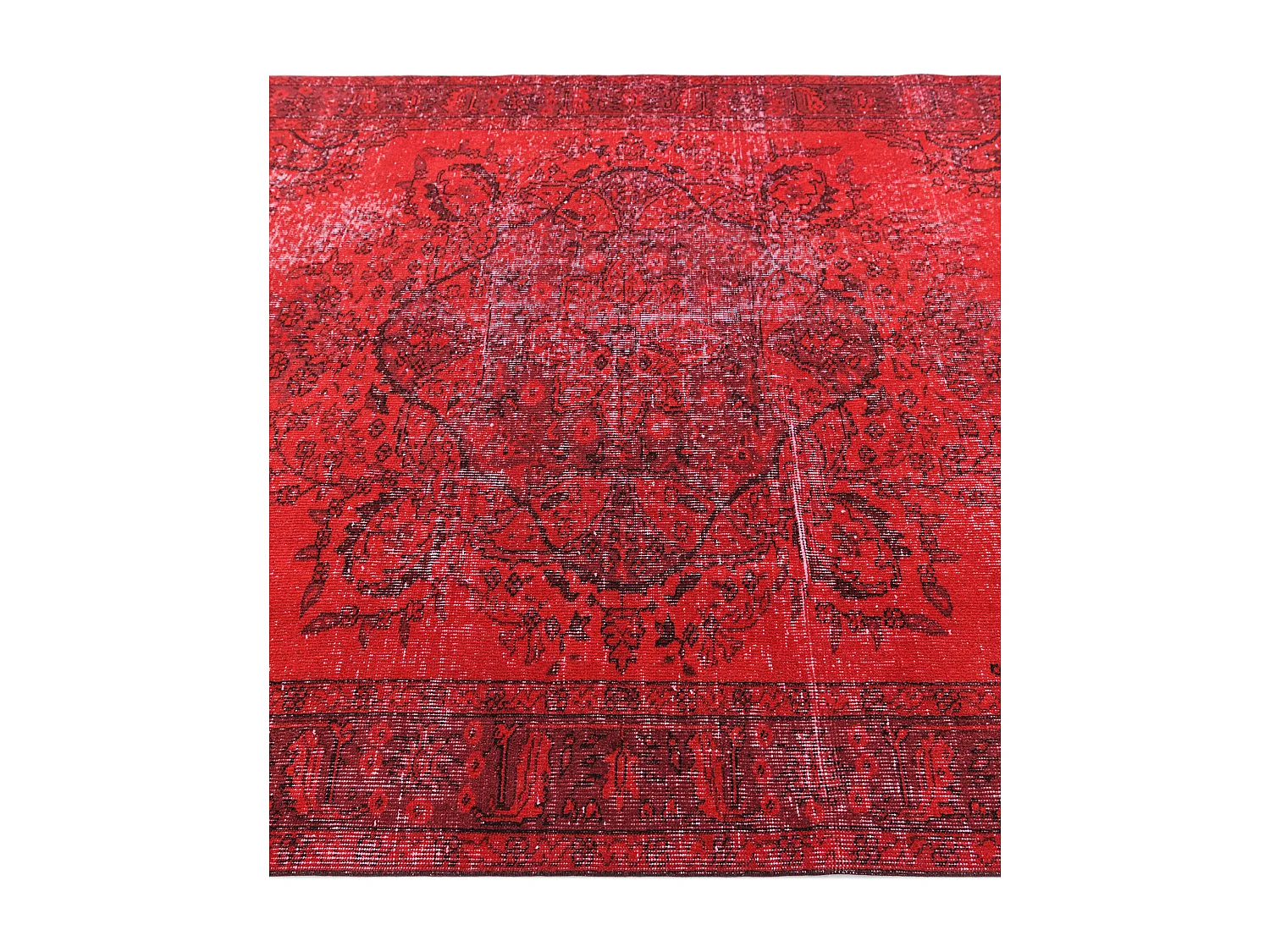 Tapis de laine 160x262 rouge Ultra Vintage