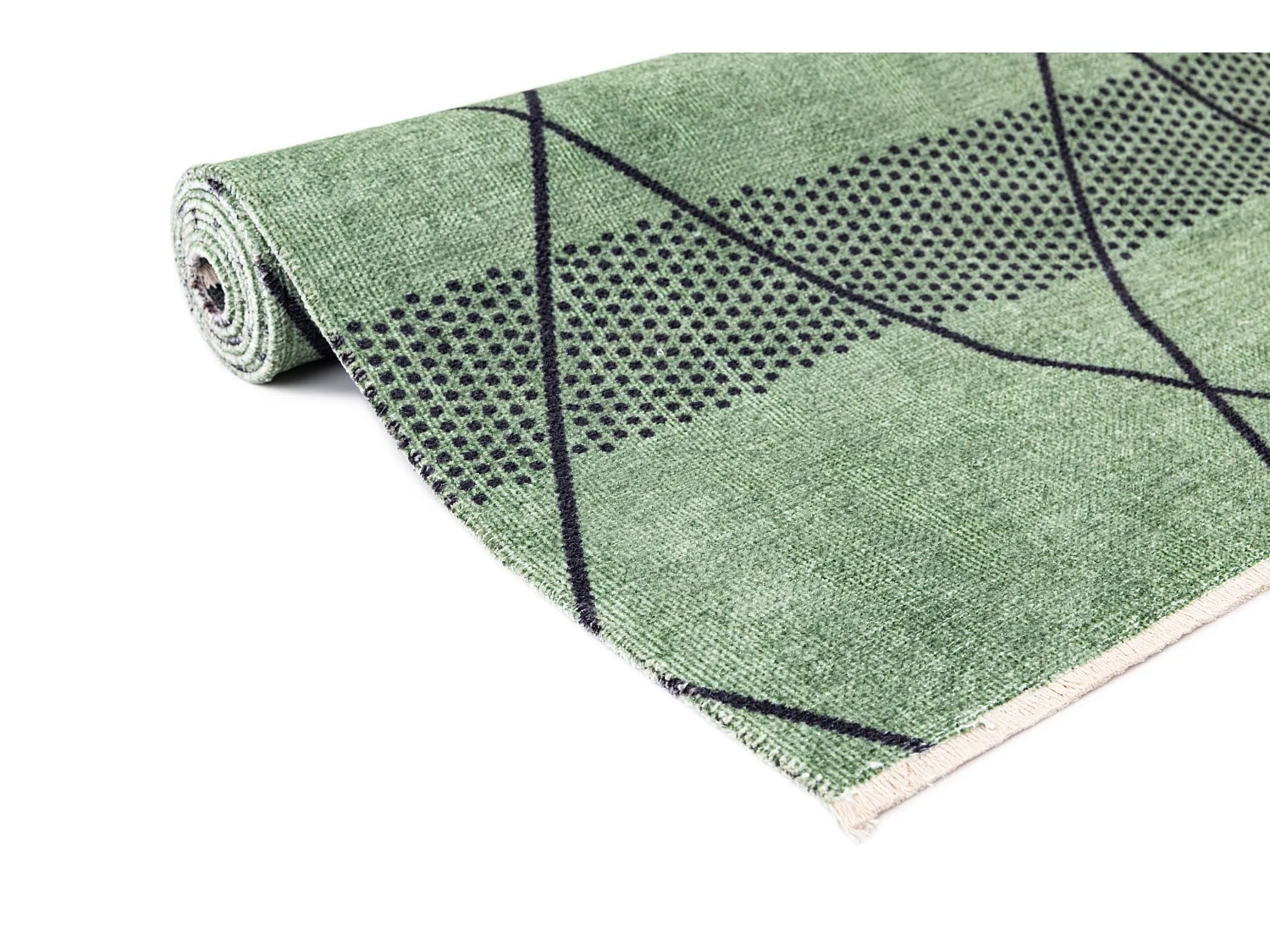 Tapis 65x185 vert Kriens Maya