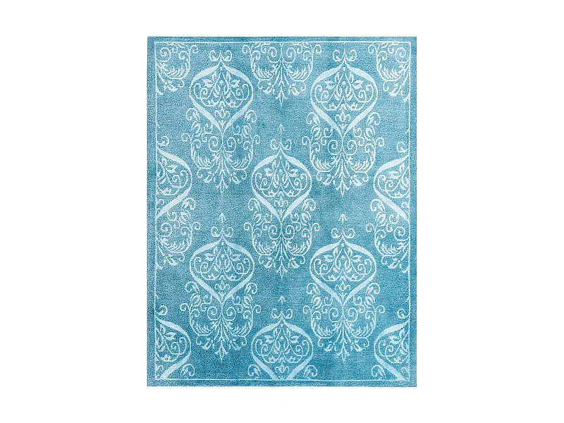 Wollteppich 183x236 Blau Darya