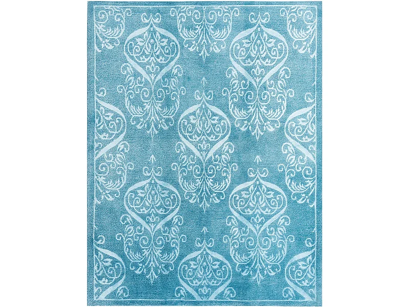 Tappeto in lana 183x236 Blu Darya
