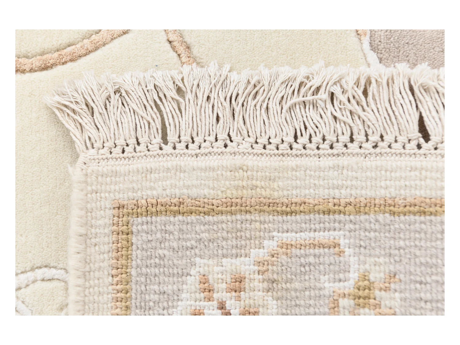 Tapis de laine 122x183 beige Darya