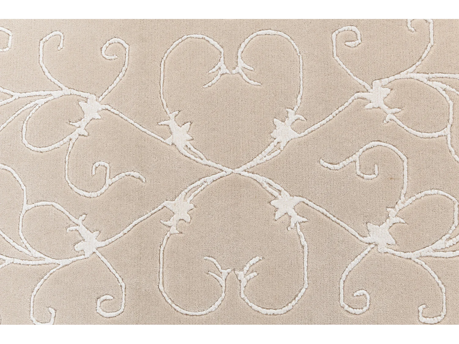 Tapis de couloir en laine 102x292 brun Darya