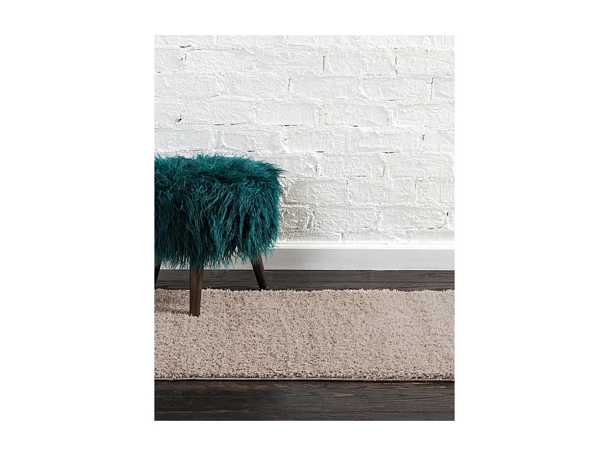 Hoogpolig tapijt 183x61 Beige Luzern