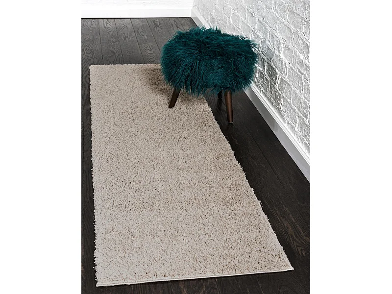 Hoogpolig tapijt 183x61 Beige Luzern