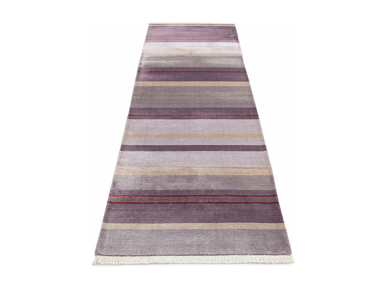 Tapis de couloir en laine 79x295 Violet Darya