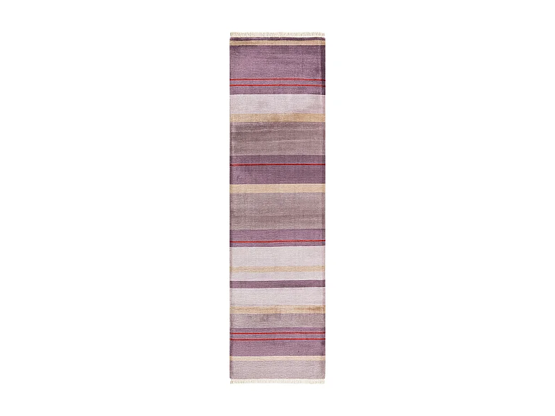 Tapis de couloir en laine 79x295 Violet Darya