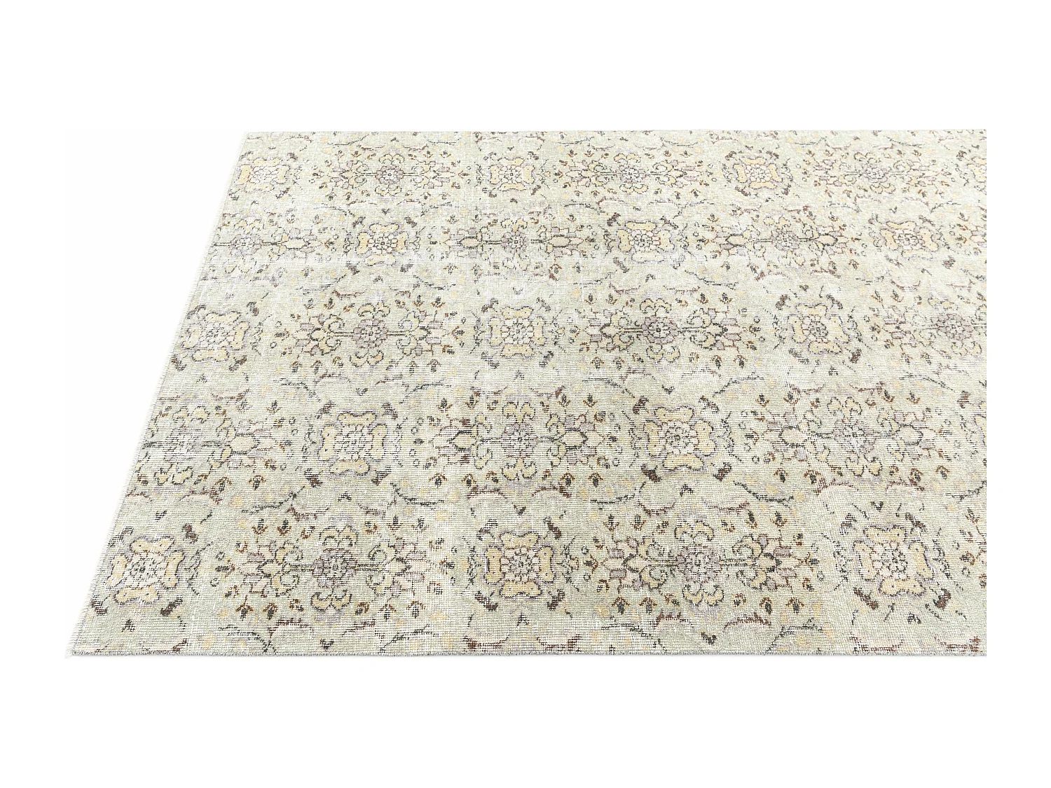 Wollteppich 152x267 Grün Ultra Vintage