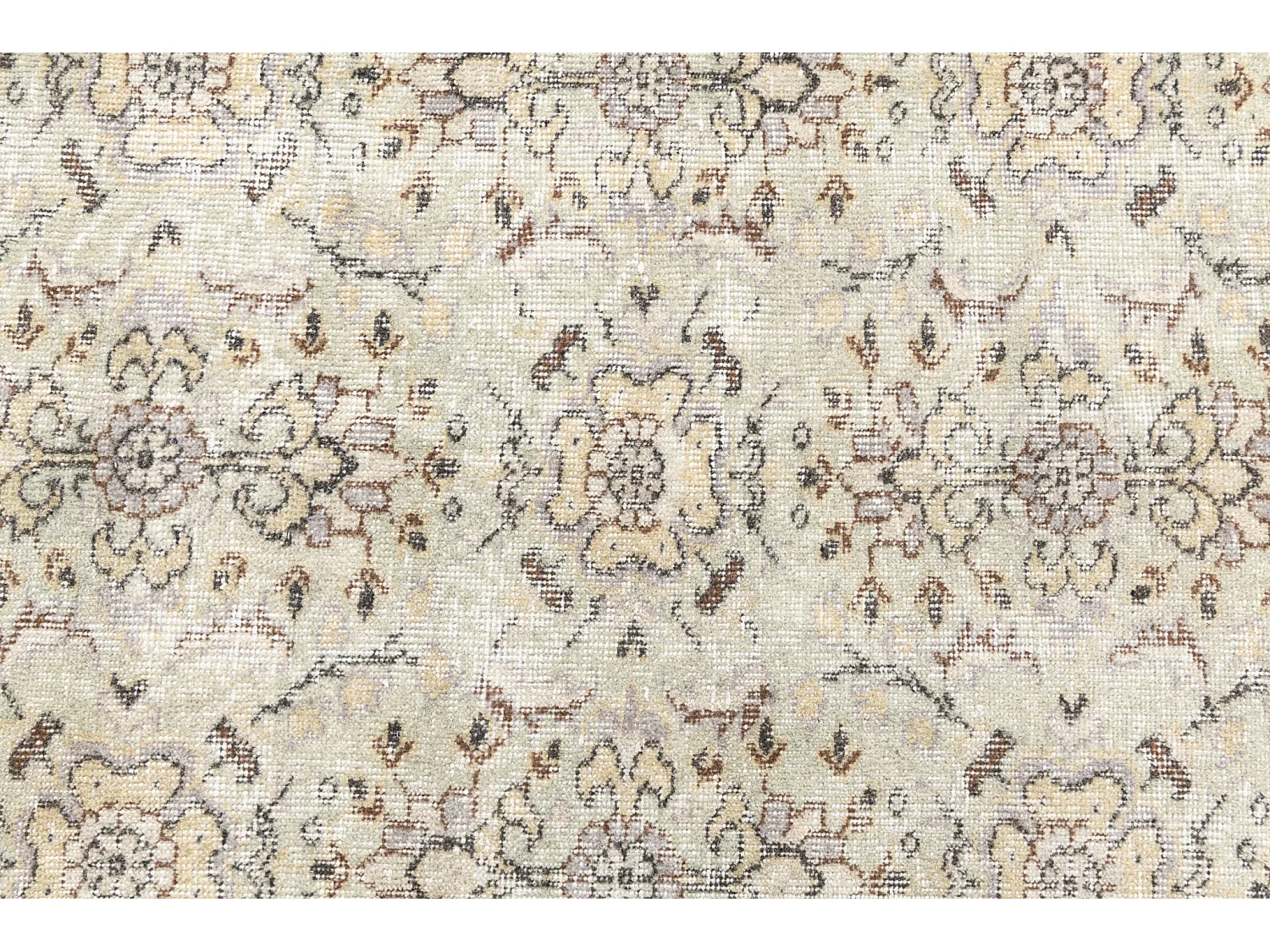 Wollteppich 152x267 Grün Ultra Vintage