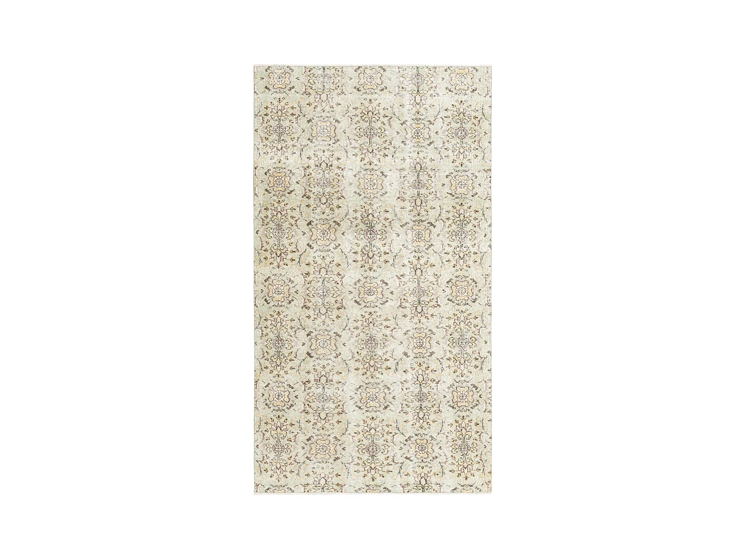 Tapis de laine 152x267 vert Ultra Vintage