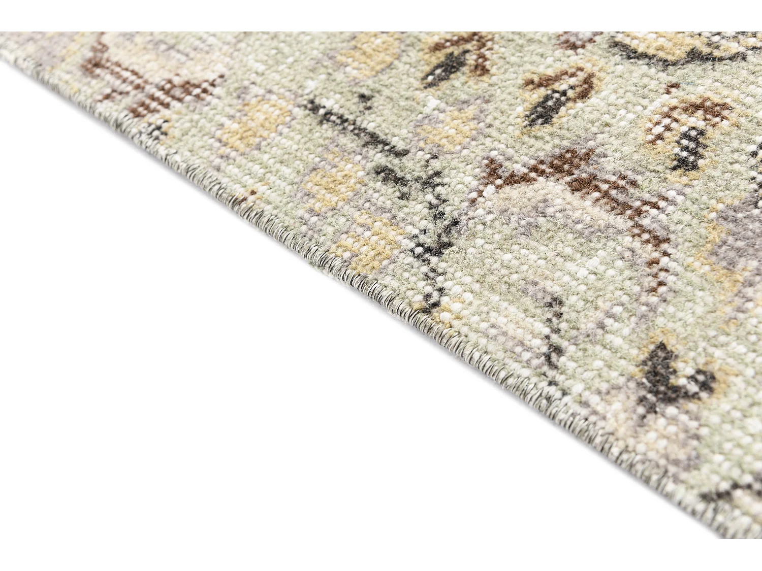 Wollteppich 152x267 Grün Ultra Vintage