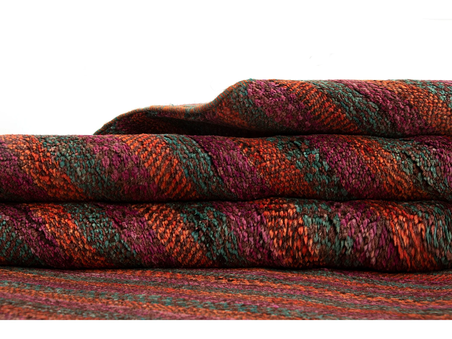 Wollteppich 140x201 Lila Juma