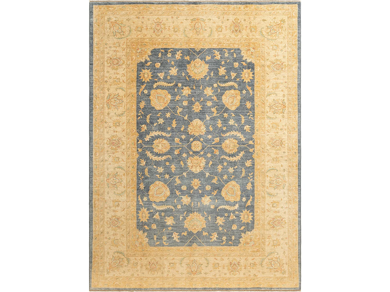 Tapis de laine 248x337 Bleu Kaizar