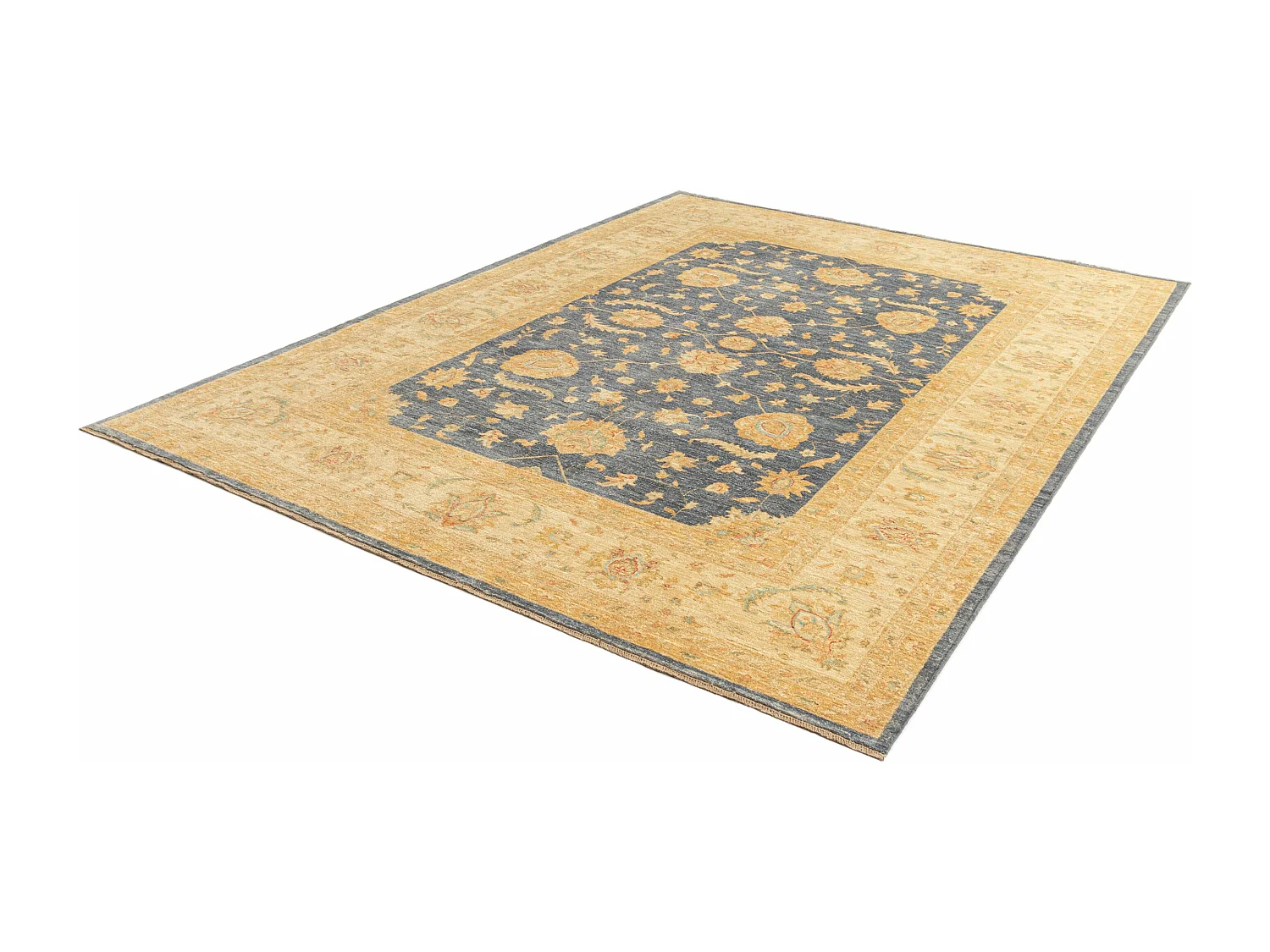 Tapis de laine 248x337 Bleu Kaizar