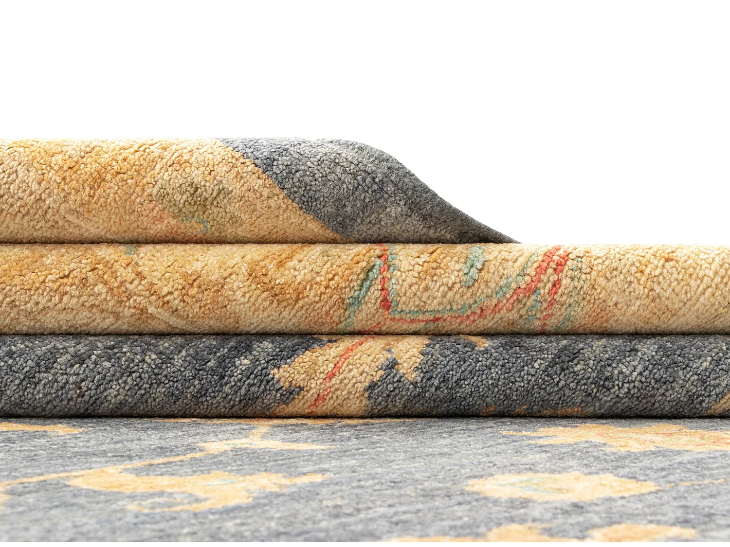 Tapis de laine 248x337 Bleu Kaizar