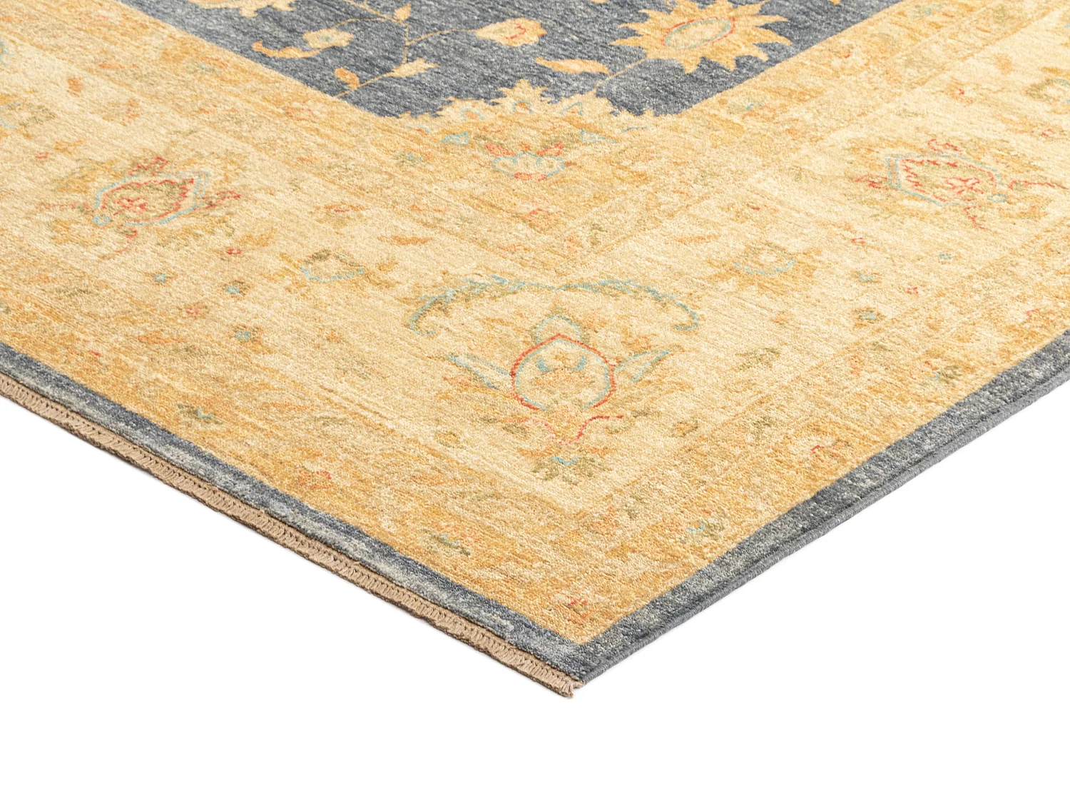 Tapis de laine 248x337 Bleu Kaizar