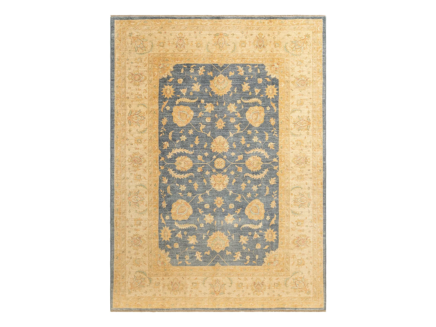 Tapis de laine 248x337 Bleu Kaizar