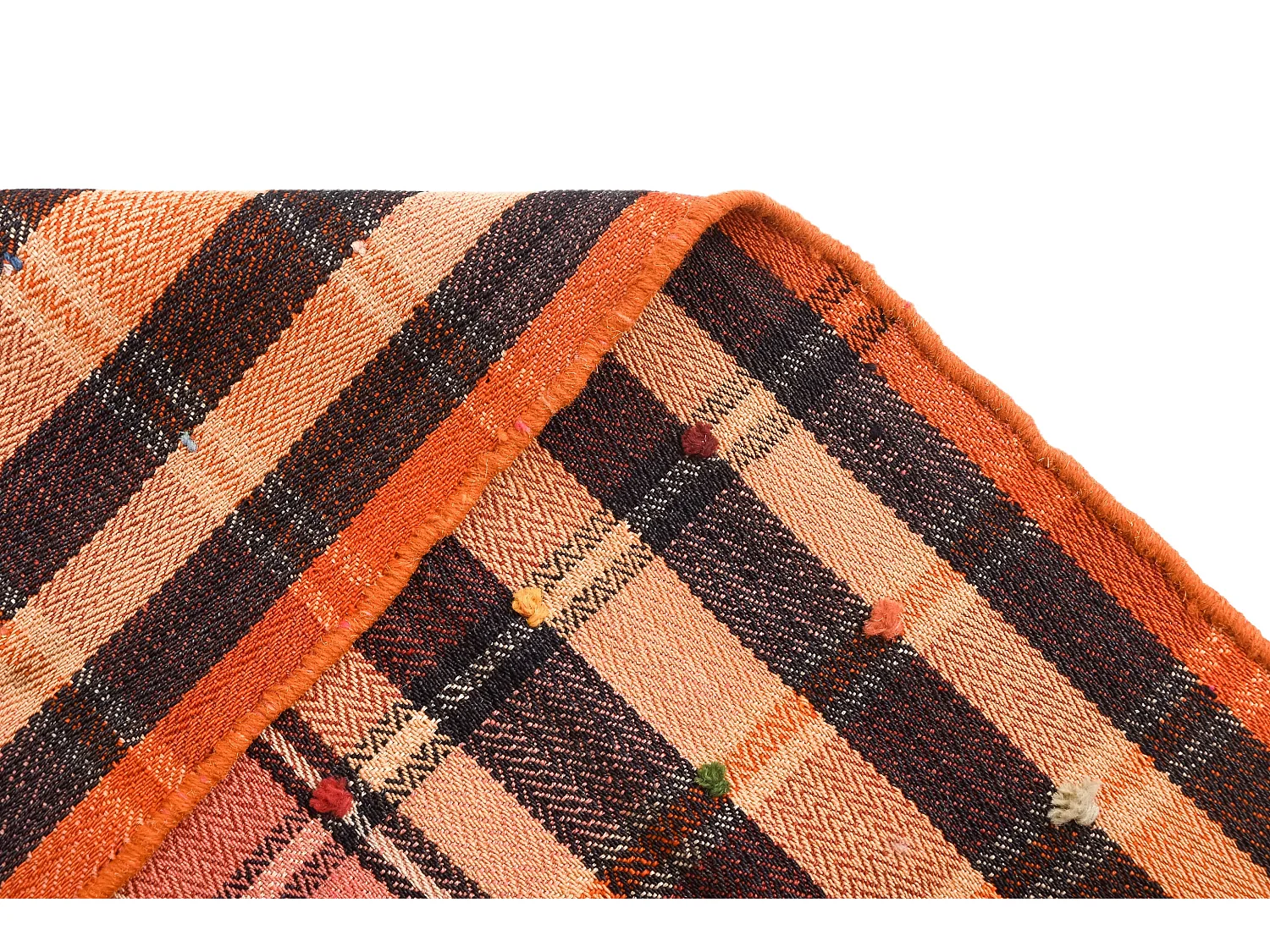 Wollteppich 139x253 Orange Jajim