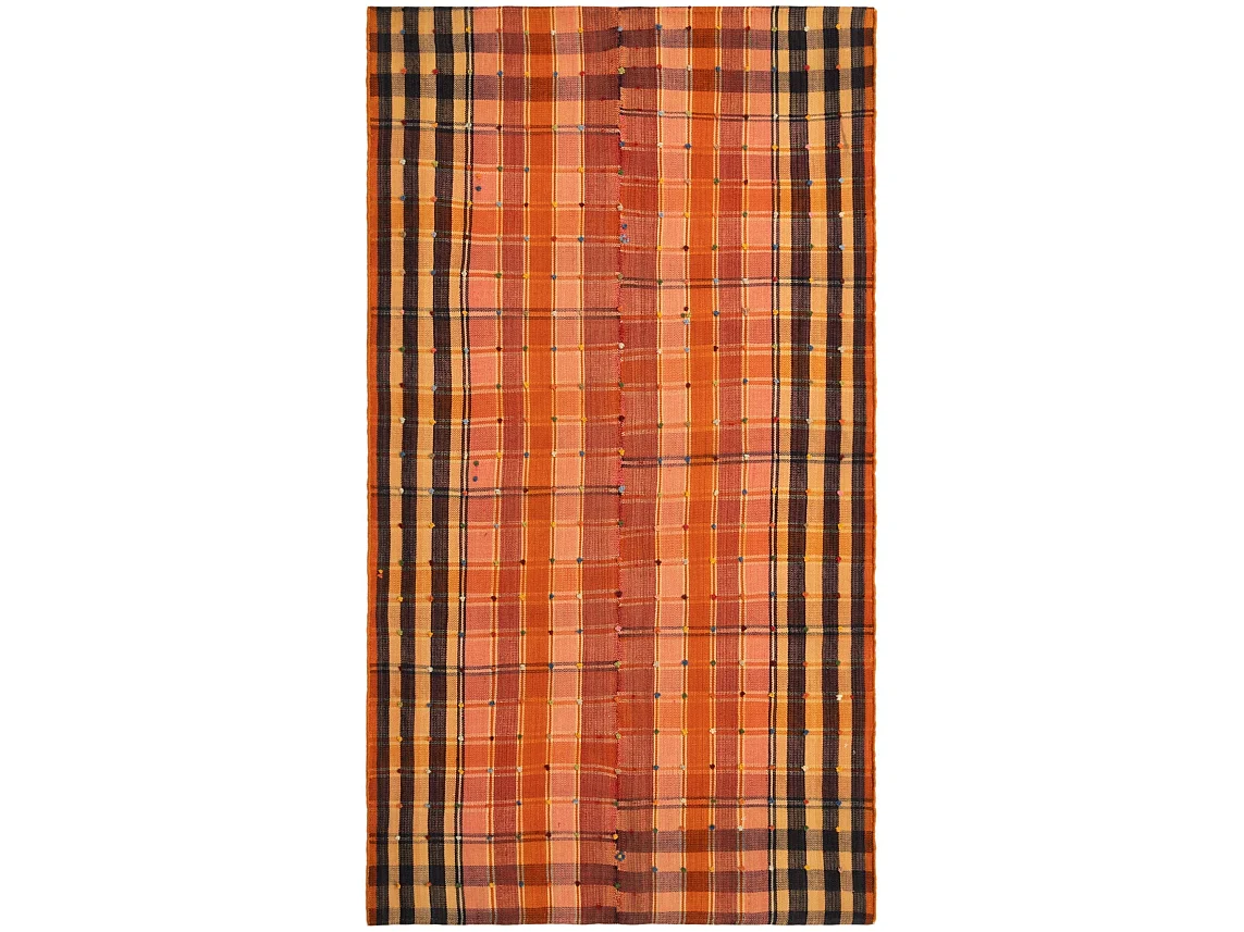 Wollteppich 139x253 Orange Jajim