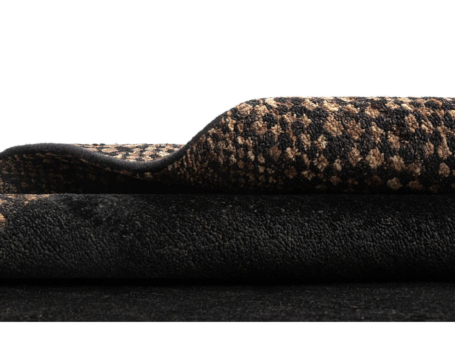 Tappeto in lana 137x185 nero Juma