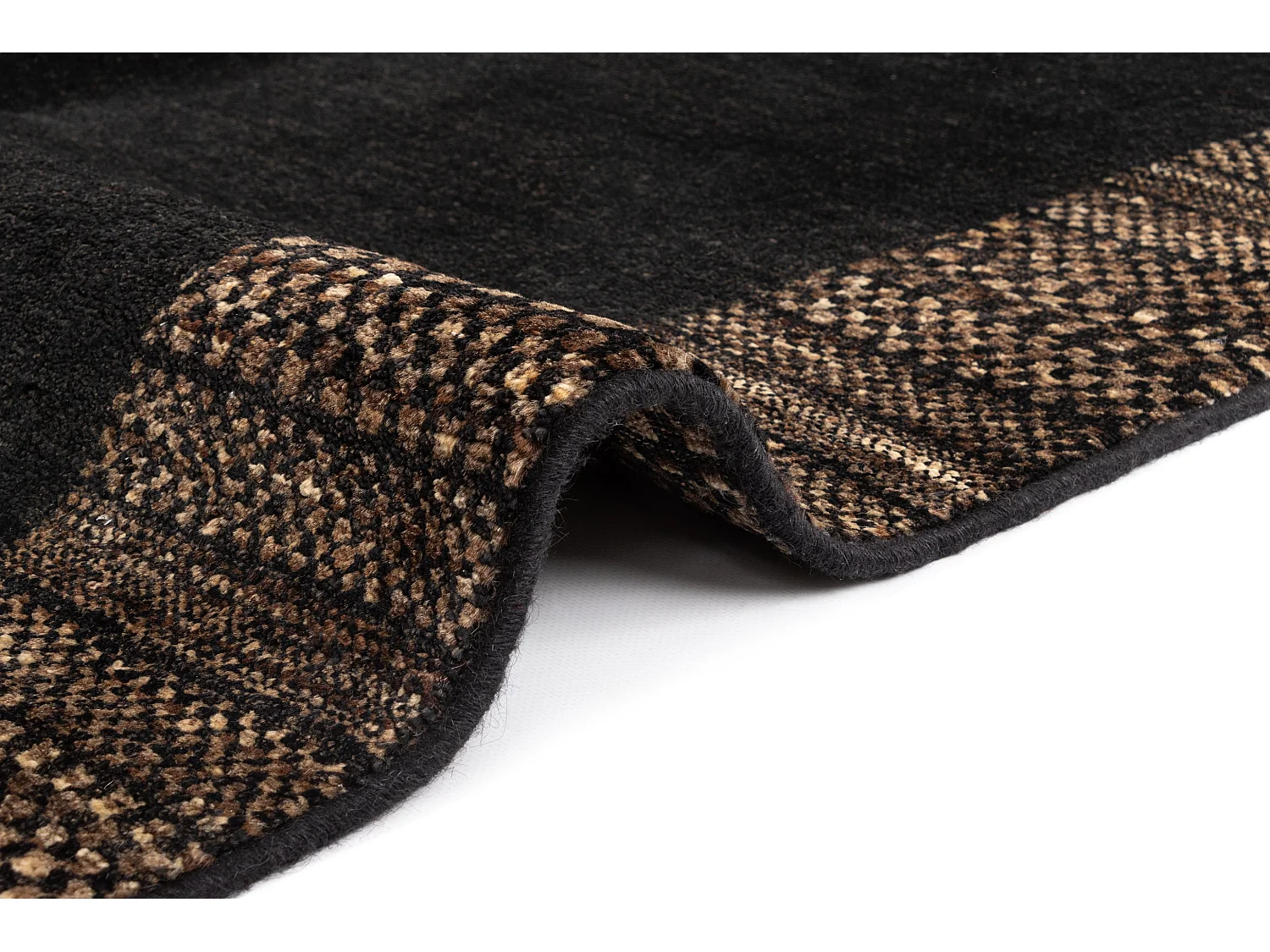 Tappeto in lana 137x185 nero Juma