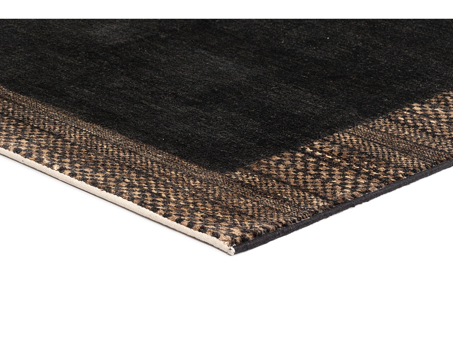 Tappeto in lana 137x185 nero Juma