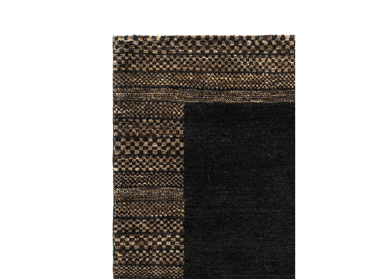 Tappeto in lana 137x185 nero Juma