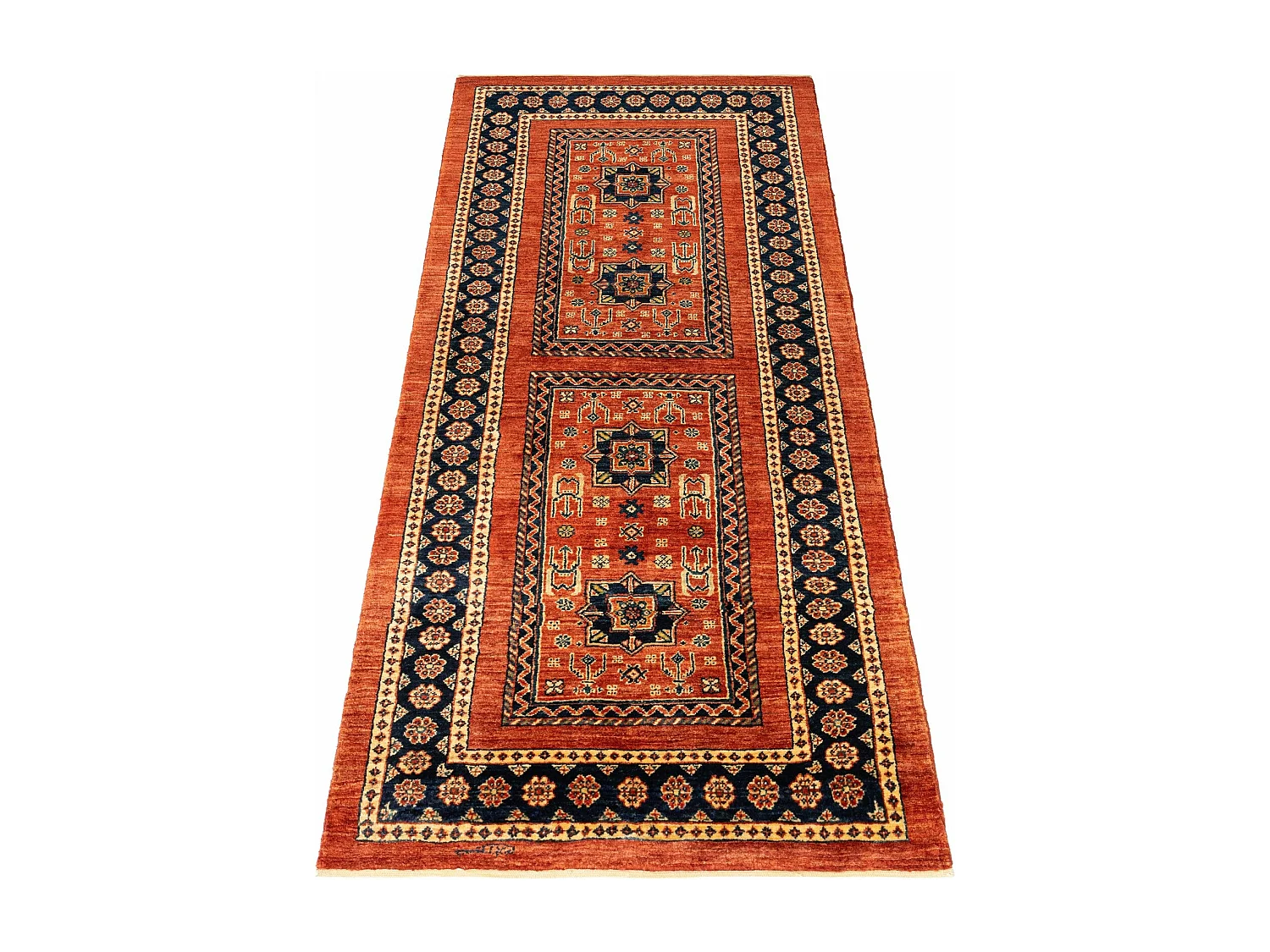 Tapis de couloir en laine 83x201 rouge Kashkuli