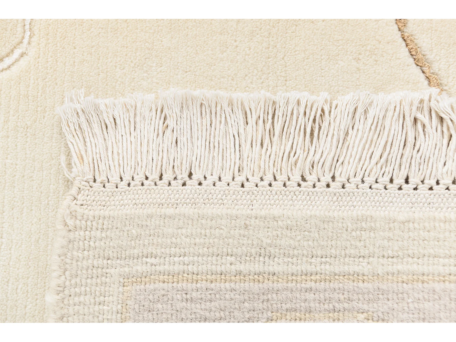 Wollteppich 122x180 Beige Darya