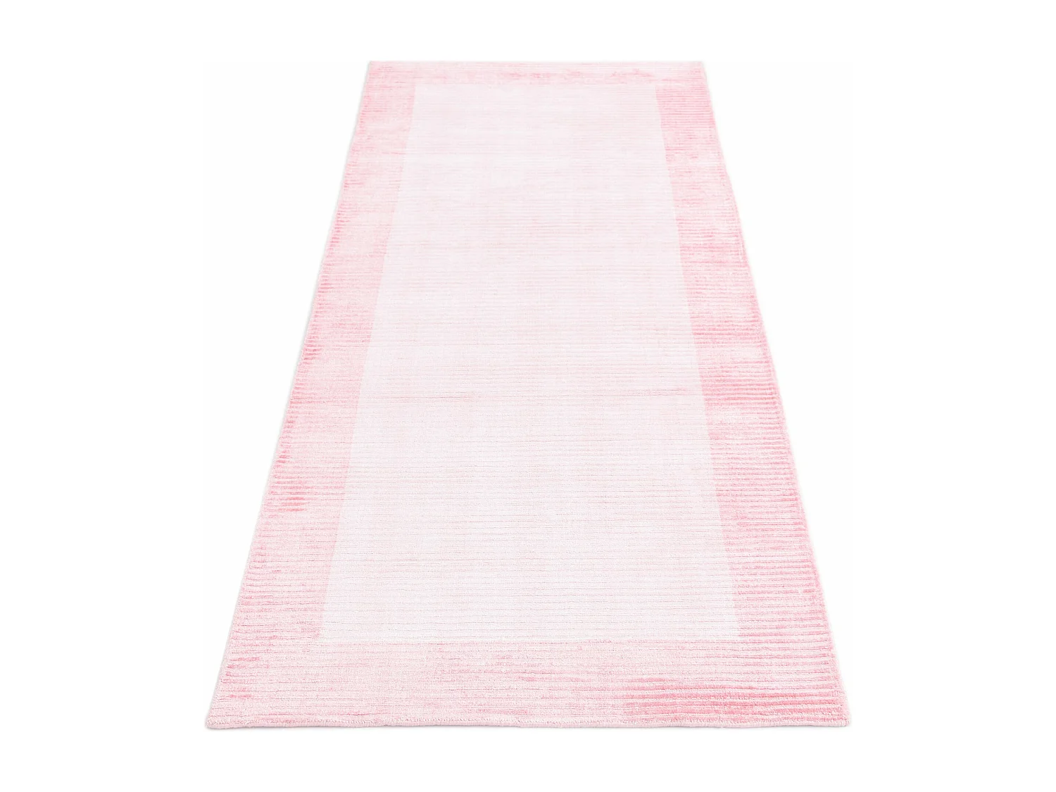 Läufer-Wollteppich 79x198 Rosa Darya