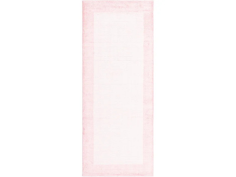 Tapis de couloir en laine 79x198 rose Darya
