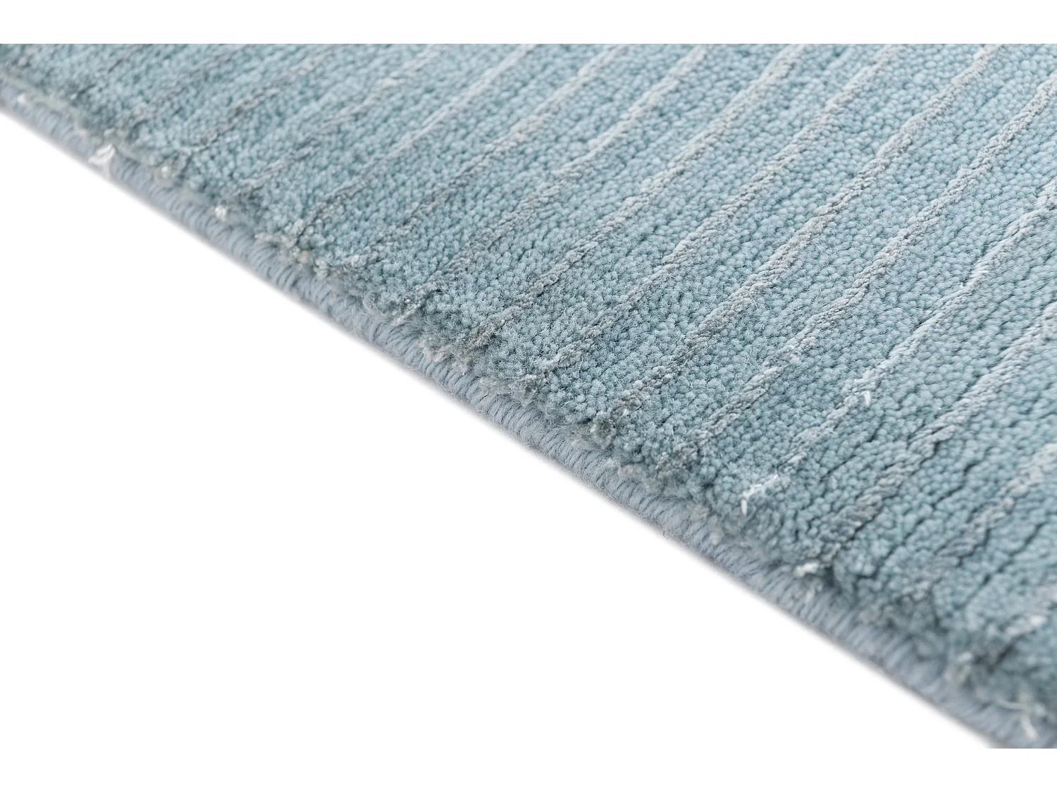 Läufer-Wollteppich 79x198 Blau Darya