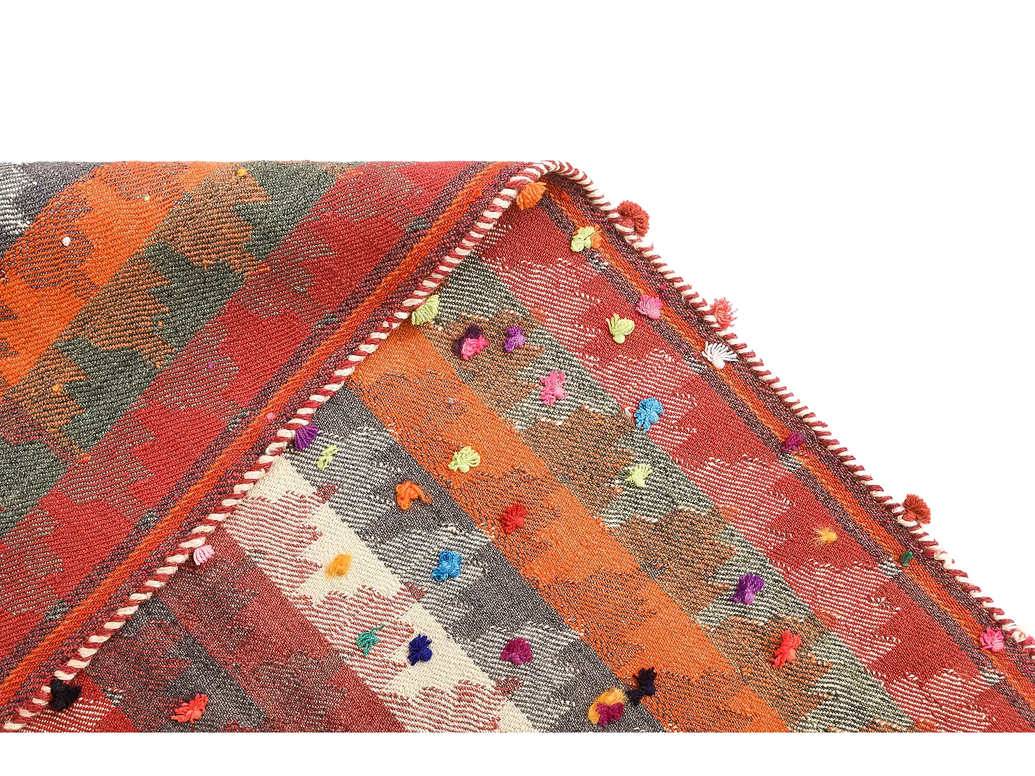 Tappeto in lana 136x219 rosso Jajim