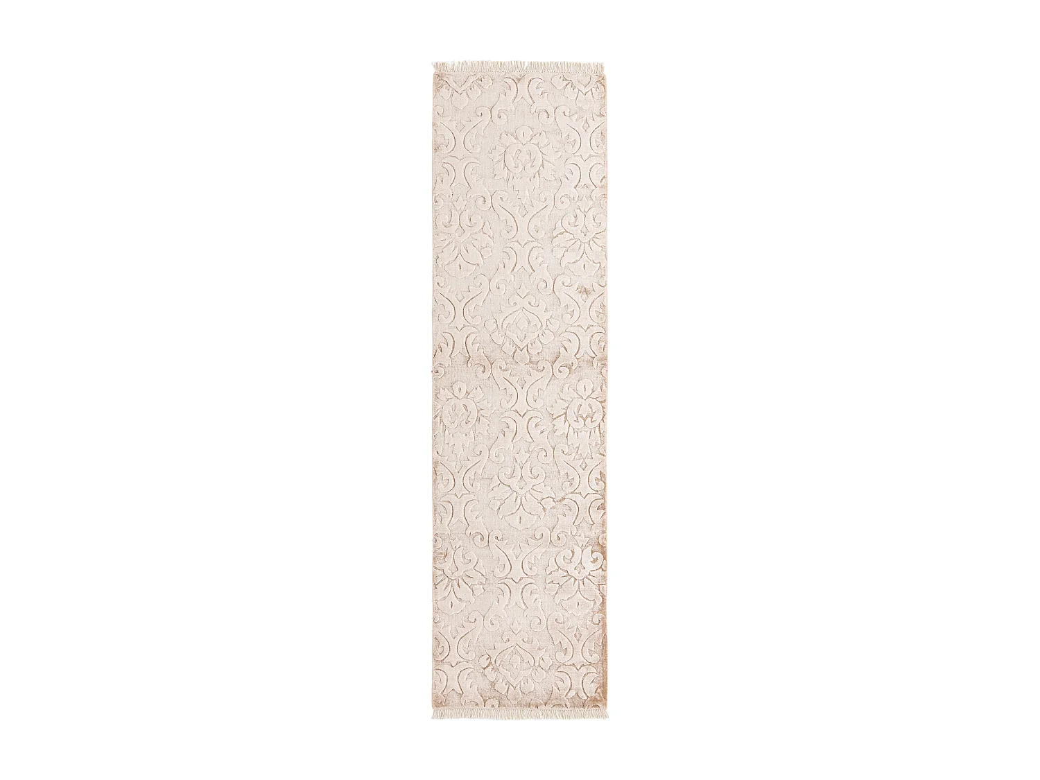 Tapis de couloir en laine 79x302 brun Darya