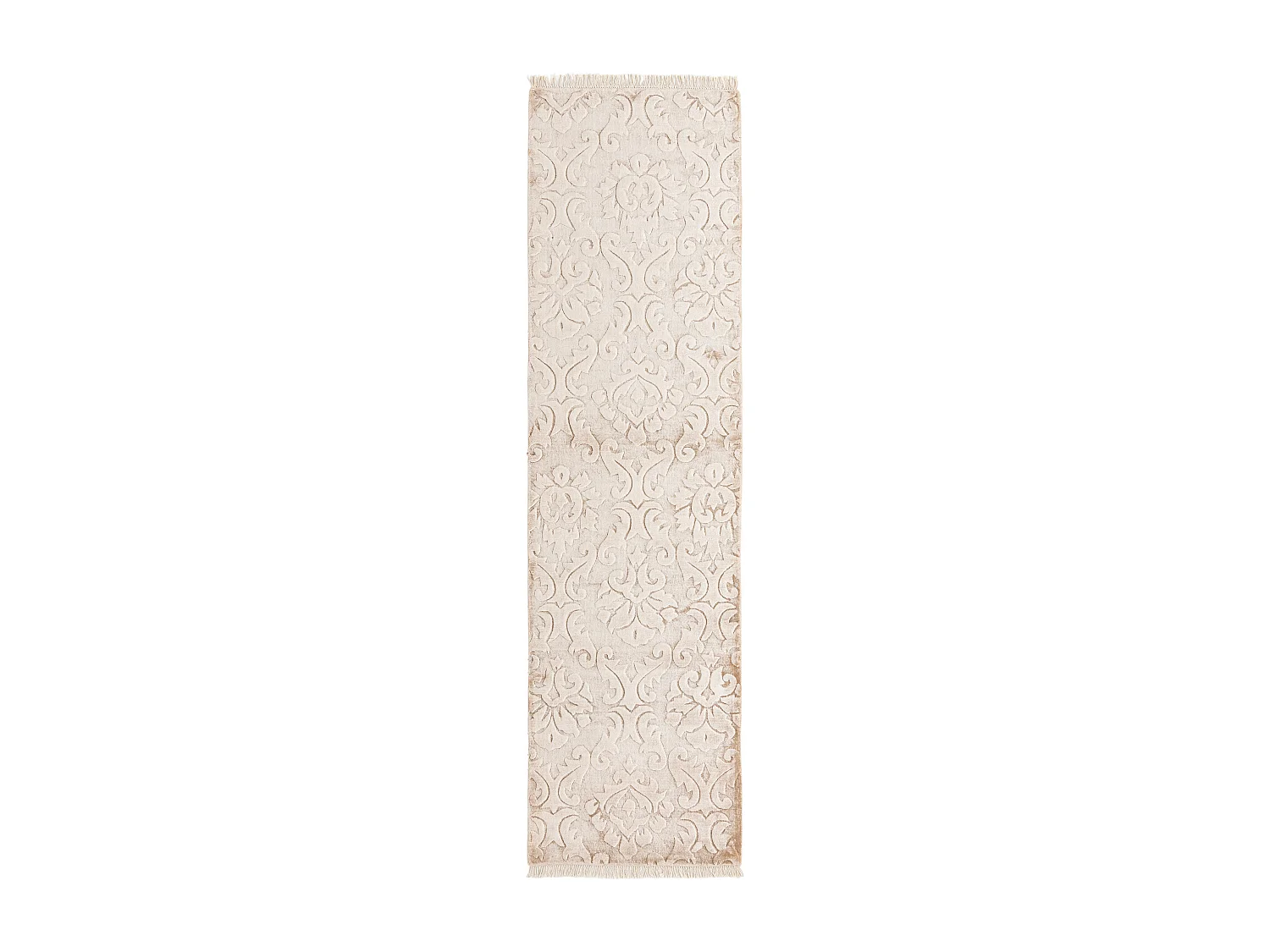 Tapis de couloir en laine 79x302 brun Darya