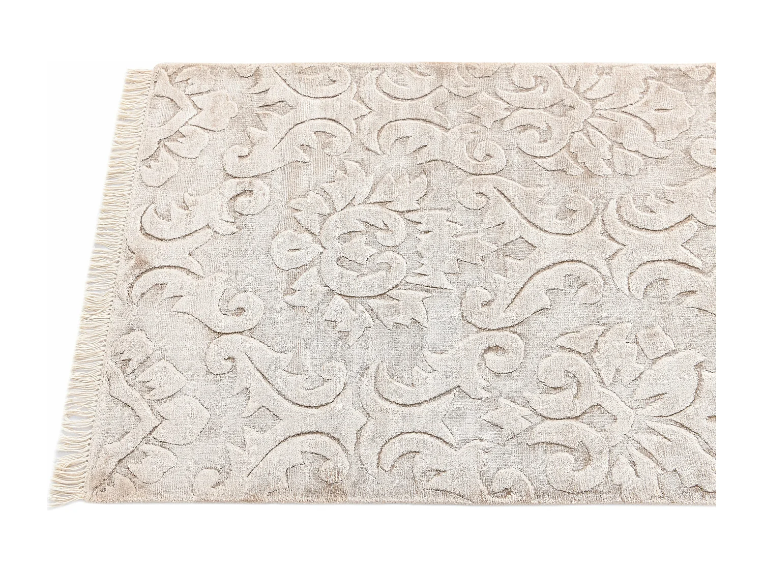 Tapis de couloir en laine 79x302 brun Darya