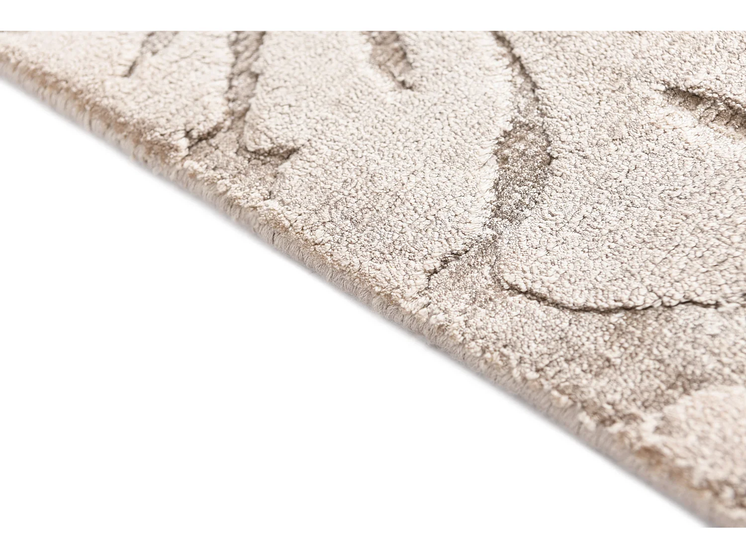 Tapis de couloir en laine 79x302 brun Darya