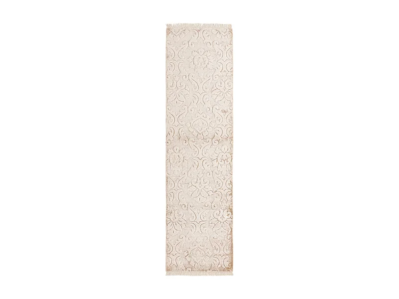 Tapis de couloir en laine 79x302 brun Darya