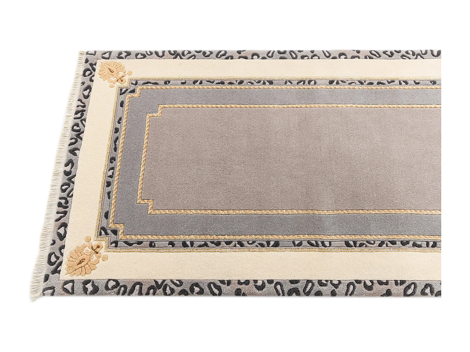 Tappeto per corridoio in lana 84x399 beige Darya