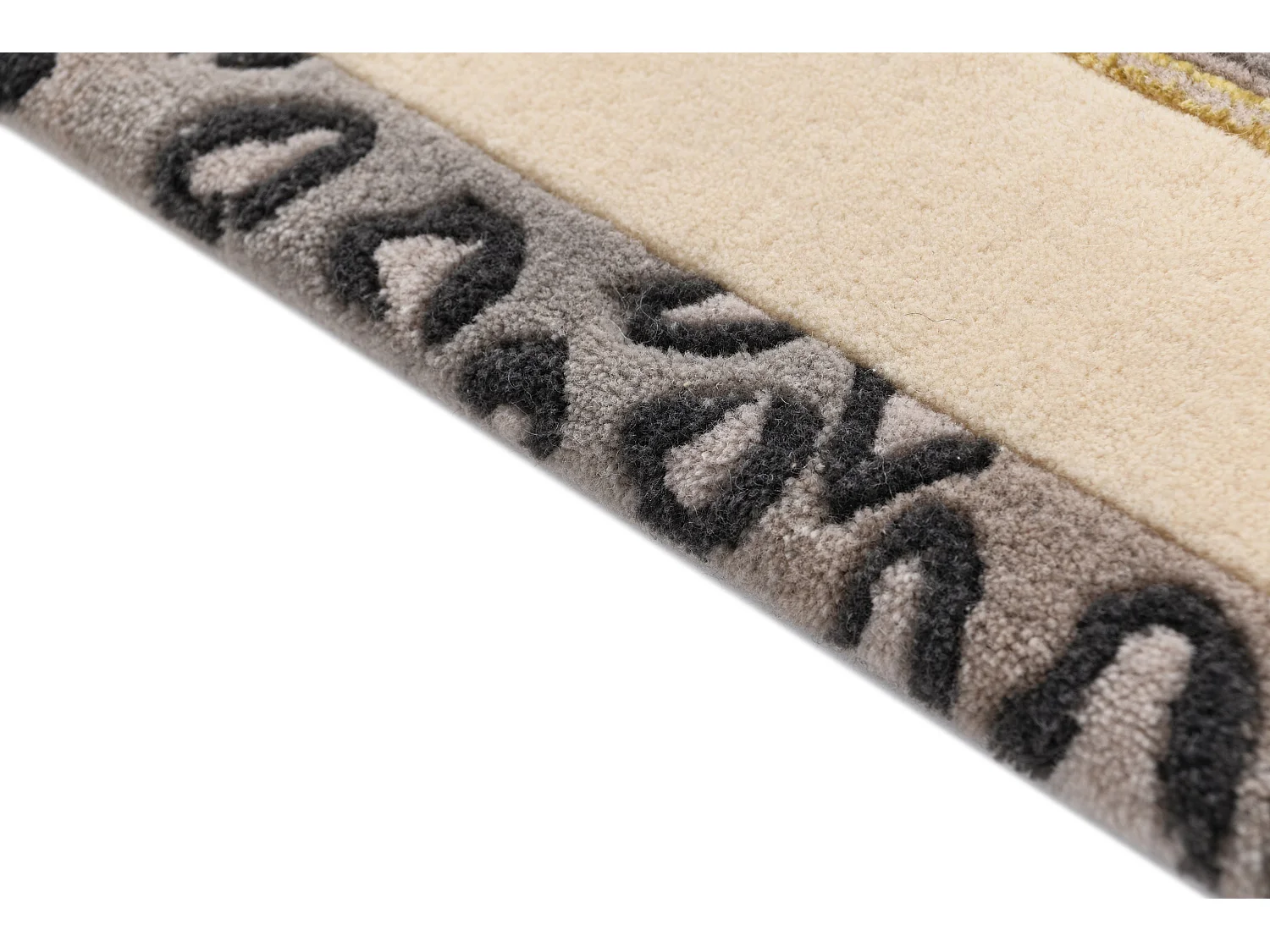 Tappeto per corridoio in lana 84x399 beige Darya