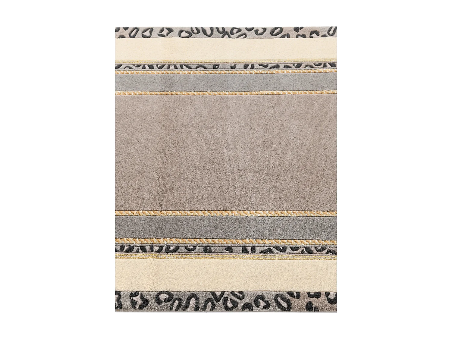 Tapis de couloir en laine 84x399 beige Darya