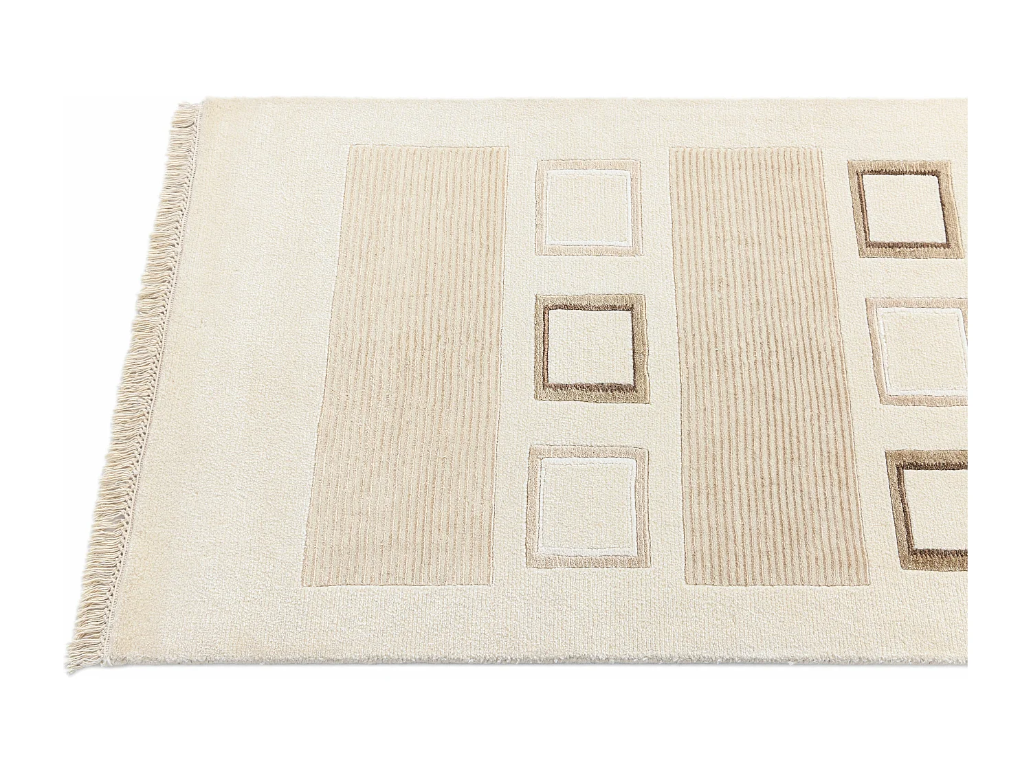 Tappeto per corridoio in lana 79x401 beige Darya