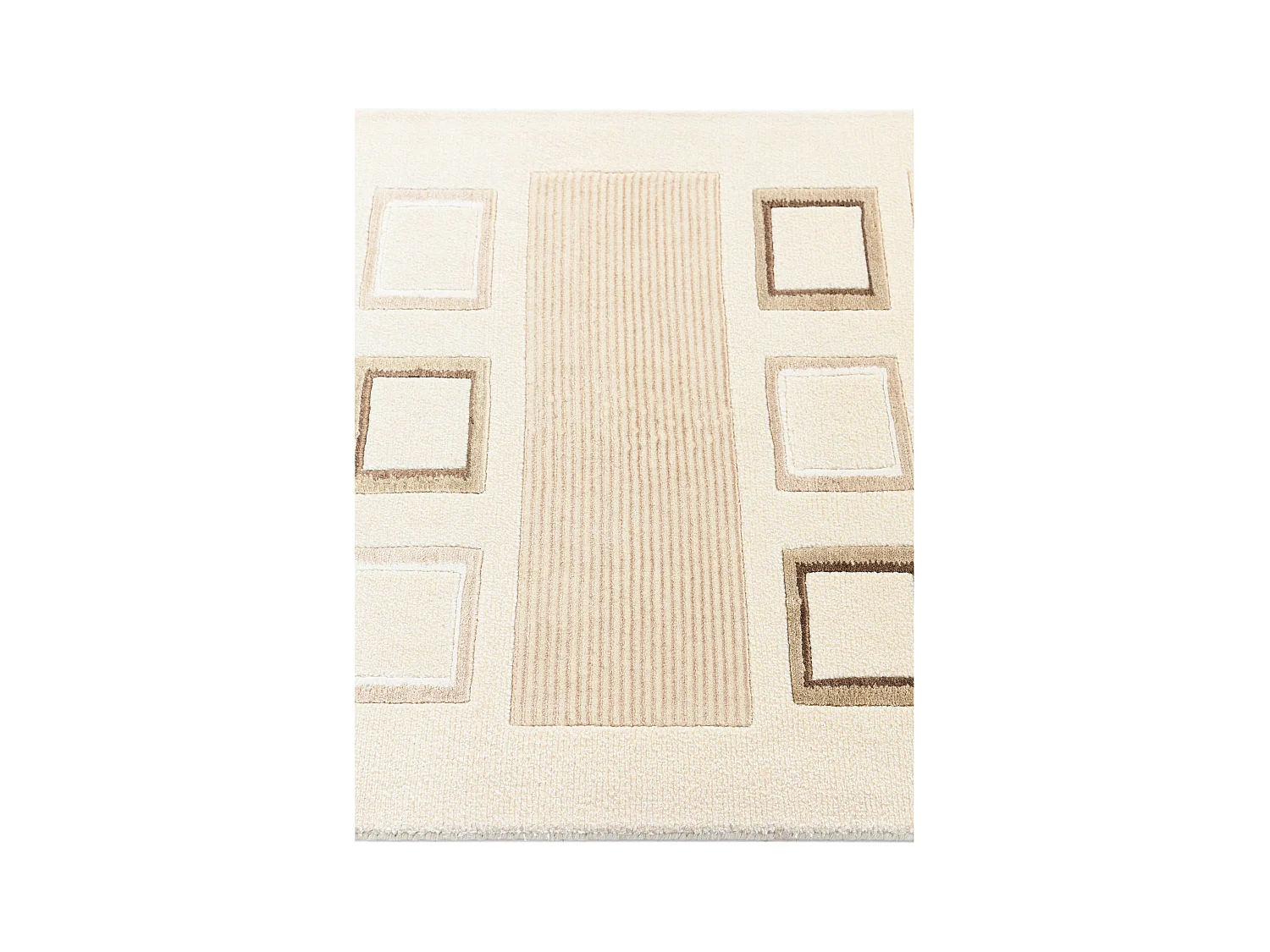 Tapis de couloir en laine 79x401 beige Darya